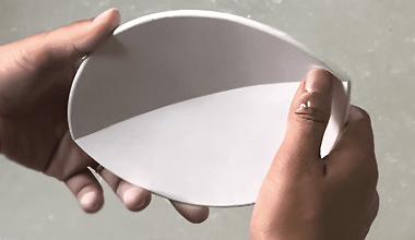 Q.小松さんご自身で作成された葉皿の原形 は、どのように作られているのでしょうか。